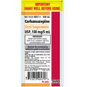 Package Label for Carbamazepine Oral Suspension USP