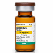 Carboplatin Injection 10 mg/mL, 50 mg Multiple-Dose Amber Vial