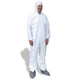 Carter-Health Sterile Cleanroom Disposable Coveralls (Bunny Suit) with Zipper Front, Attached Hood, Boot Covers & Elastic Wrists XXXX-Large Size 20/Case