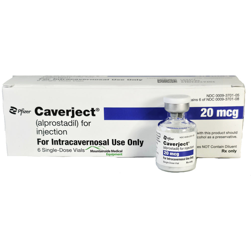 Caverject Impulse (Alprostadil for Injection) 20 mcg, 6/Box (RX ...