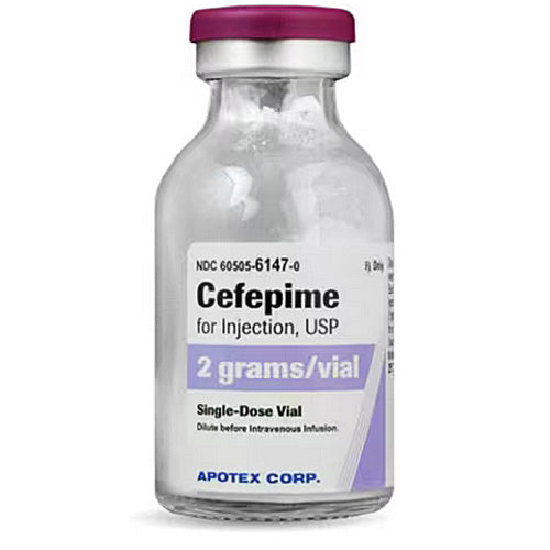 Cefepime Injection 2 Gram Per Vial by Apotex