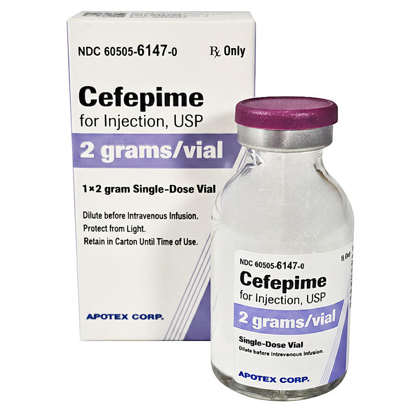 Cefepime Injection 2 Gram Powder Vial by Apotex Corp.