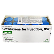 Ceftriaxone Sodium Injection 1 Gram for bacterial infections.