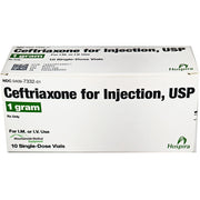 Ceftriaxone Sodium Injection by Pfizer provides effective antibiotic treatment for severe bacterial infections, including respiratory and skin issues.