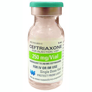 Ceftriaxone Sodium for Injection 250 mg Powder Vials