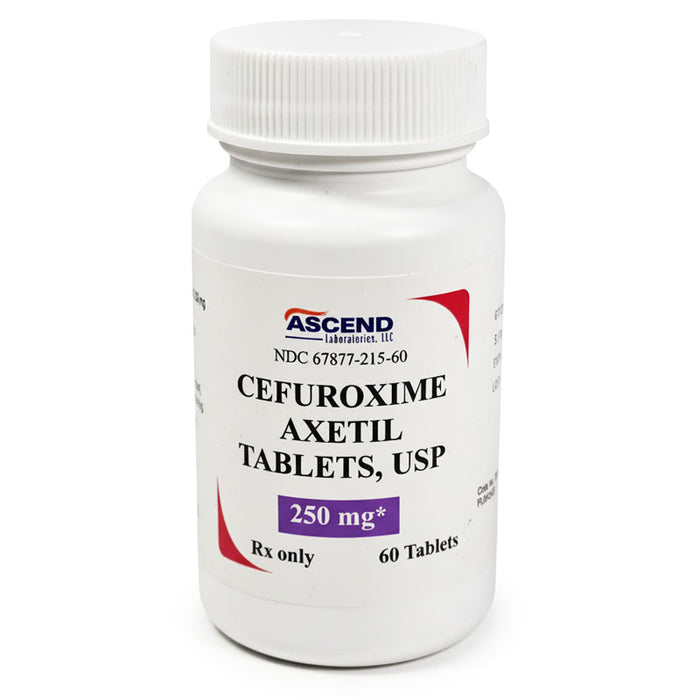 Cefuroxime Axetil 250 mg Tablets Ascend 67877-0215-60