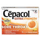Cepacol Extra Strength Sore Throat Lozenges Honey Lemon Flavor 16 Count