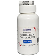 Cephalexin Capsules 500 mg Antibiotic Medicine by Ascend NDC 67877-0219-01