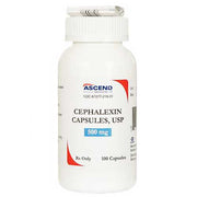 Cephalexin Capsules 500 mg Antibiotic Medicine by Ascend