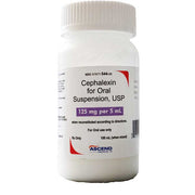 Cephalexin Oral Solution 125 mg/ 5 mL Antibiotic Medicine 100 mL by Ascend 