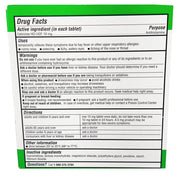 Cetirizine Hydrochloride Tablets 10 mg Drug Facts: Antihistamine for allergy relief, sinus care, and reducing hay fever symptoms.
