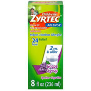 Buy Rochester Drug Children's Zyrtec Allergy Relief Medicine Grape Flavored Syrup 8 oz  online at Mountainside Medical Equipment