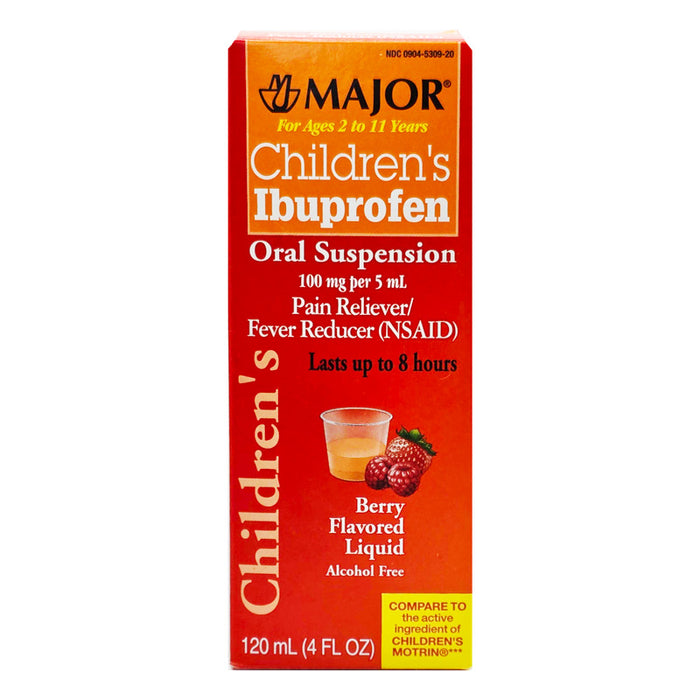 Children's Ibuprofen Liquid Oral Suspension Berry Flavor