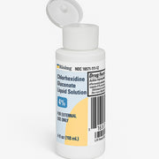 Bottle of Chlorhexidine Gluconate 4% Hand Wash Liquid Solution 118 mL