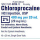 Chloroprocaine HCL 2% Injection 20 mL Single-Dose Vials 10-Pack (RX)