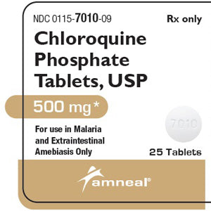 Chloroquine Phosphate Tablets 500 mg by Amneal Pharma