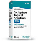 Ciclopirox Topical Solution 8% Nail Lacquer 6 mL by Padagis ...
