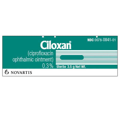 Ciloxan Ciprofloxacin Ophthalmic Ointment 0.3% by Sandoz