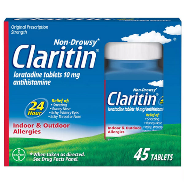Bayer Healthcare Claritin Non Drowsy 24 Hour Allergy Relief Tablets 48/box | Buy at Mountainside Medical Equipment 1-888-687-4334