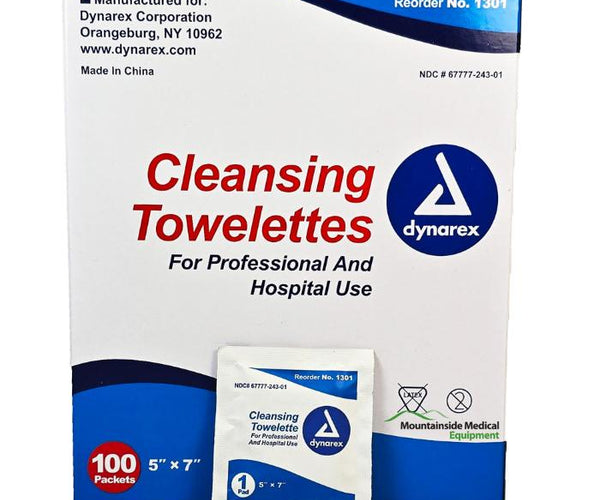 San50 Cleansing Towelette: Refreshing, Antiseptic Hygiene — Mountainside Medical