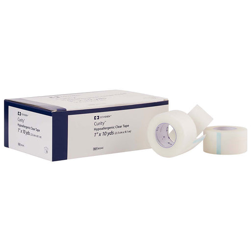 Clear Transparent Medical Tape 1 inch Cardinal Kendall Covidien 8534C