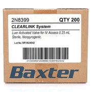 Case of Clearlink 2N8399 iV Administration Valves by Baxter