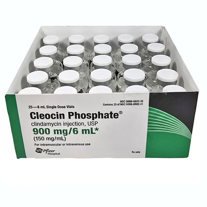 Cleocin Phosphate Clindamycin Injection 900 mg Per mL 6 mL Pfizer USPG