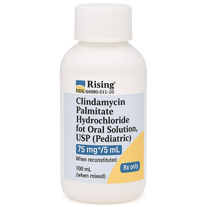 Clindamycin Palmitate Hydrochloride Oral Solution (Pediatric) 75 mg/5 mL when Reconstituted