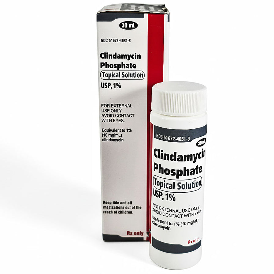 Clindamycin Rx Clindamycin Phosphate 1% Topical Solution 60 mL — Mountainside Medical