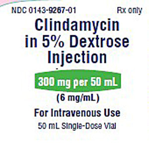 Clindamycin in 5% Dextrose Injection 6 mg/mL Single-Dose Vial 50 mL (RX) Default Title