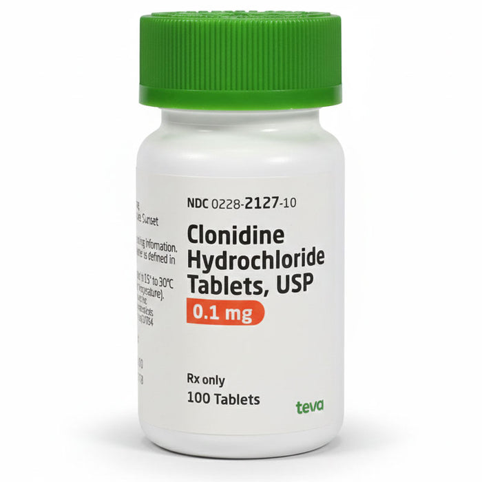 Clonidine HCL Tablets 0.1 mg Teva Pharmaceutical