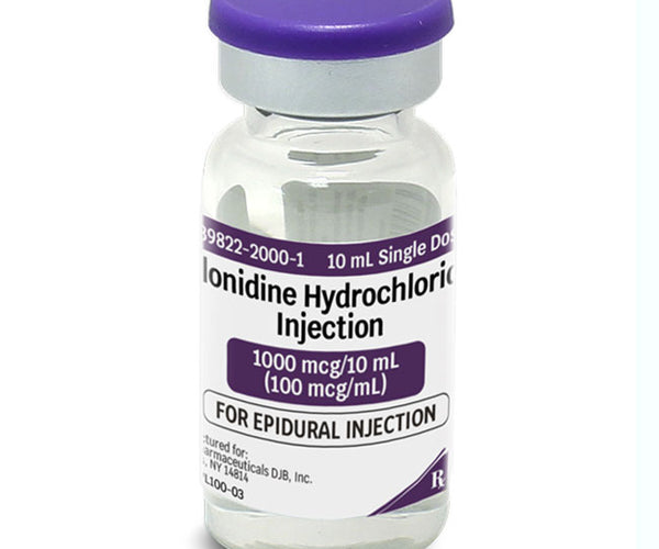 Clonidine Hydrochloride Injection 1000 mcg/10 mL (100 mcg/mL) x 1 Vial ...