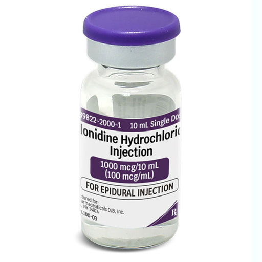 Clonidine Hydrochloride Injection 1000 mcg/10 mL (100 mcg/mL) x 1 Vial
