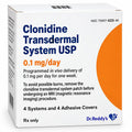 Clonidine Transdermal System Patch 0.1 mg/day (RX)