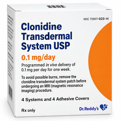 Clonidine Transdermal System Patch 0.1 mg by Dr Reddy