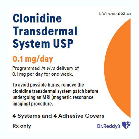 Clonidine Transdermal System Patch, USP 0.1 mg/day