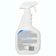 Back side of Clorox Healthcare Bleach Germicidal Cleaner Spray 32 oz