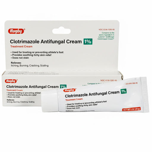 Clotrimazole 1% Antifungal Treatment Cream by Rugby Labs