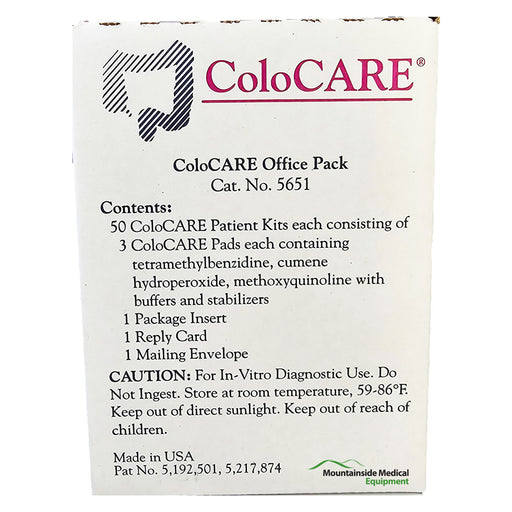 ColoCare Office Pack, 50 Single Test Kits Default Title