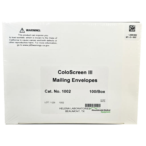 Envelope Colon FOBT Fecal Occult Blood Test: Colon Cancer Screening FAQs Guide ...