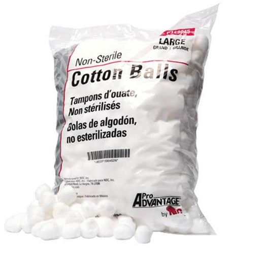 Cotton Balls, Medium Size by Pro Advantage 2000 Per Bag