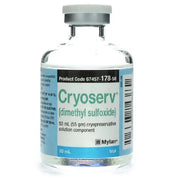 Cryoserv Injection (Dimethyl Sulfoxide) 50 mL vial, used for interstitial cystitis treatment, enhancing bladder health and pain relief.