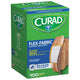 Curad Flex Fabric Adhesive Bandages, Assorted Sizes, 100 Per Box