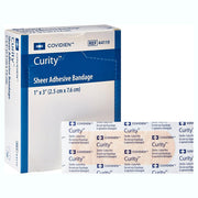 Curity Sheer Adhesive Bandages 1 x 3  by Cardinal Health 44119