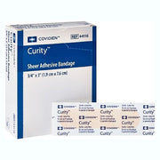 Curity Sheer Adhesive Bandages ¾" x 3", 50 Per Box by Cardinal Health