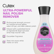 Buy Revlon Cutex Gel Nail Polish Remover Ultra-Powerful & Removes Glitter and Dark Color Polish  online at Mountainside Medical Equipment