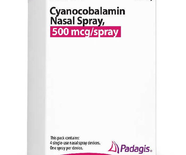b12 nasal spray vs. injection Cyanocobalamin Nasal Spray 500 mcg: Boost B12 & Energy — Mountainside Medical