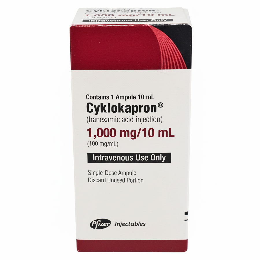 Cyklokapron Tranexamic Acid for Injection 1000 mg by Pfizer