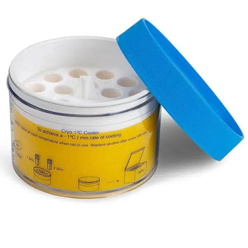 CryoCool Cyrogenic Mini Cooler, 1°C, 18-Place, Round for 1.0mL and 2.0mL Cryo Tubes