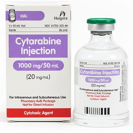 Cytarabine Injection 1000 mg per 50 mL Multi-dose Vial  50 mL by Pfizer Injectables 61703-0303-46